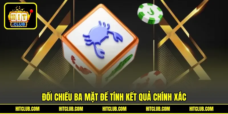 Đối chiếu ba mặt để tính kết quả chính xác Đối chiếu ba mặt để tính kết quả chính xác