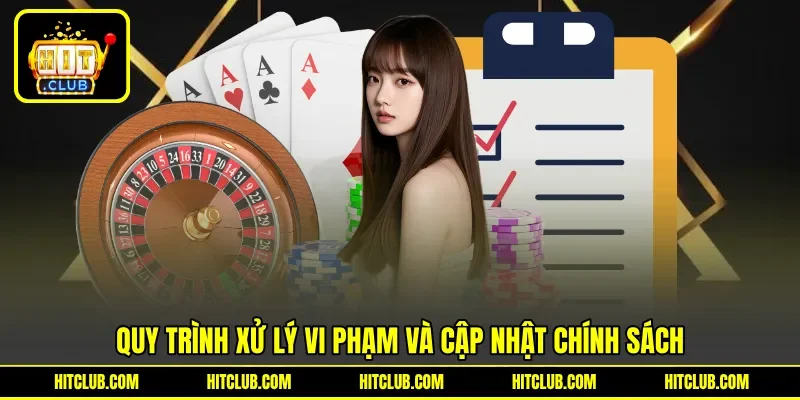 Quy trình xử lý vi phạm và cập nhật chính sách