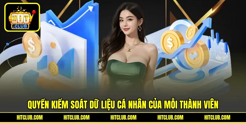 Quyền kiểm soát dữ liệu cá nhân của mỗi thành viên